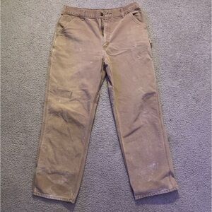 dark tan Carhartt Carpenter pants